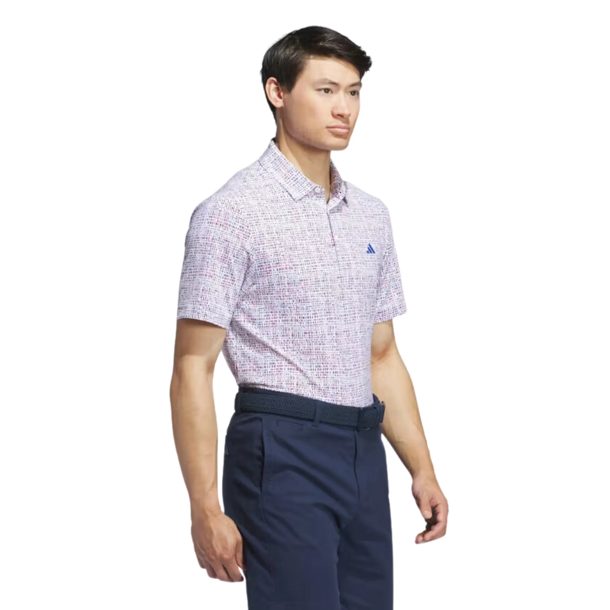 Adidas Ultimate365 Power Grid Print Mens Polo