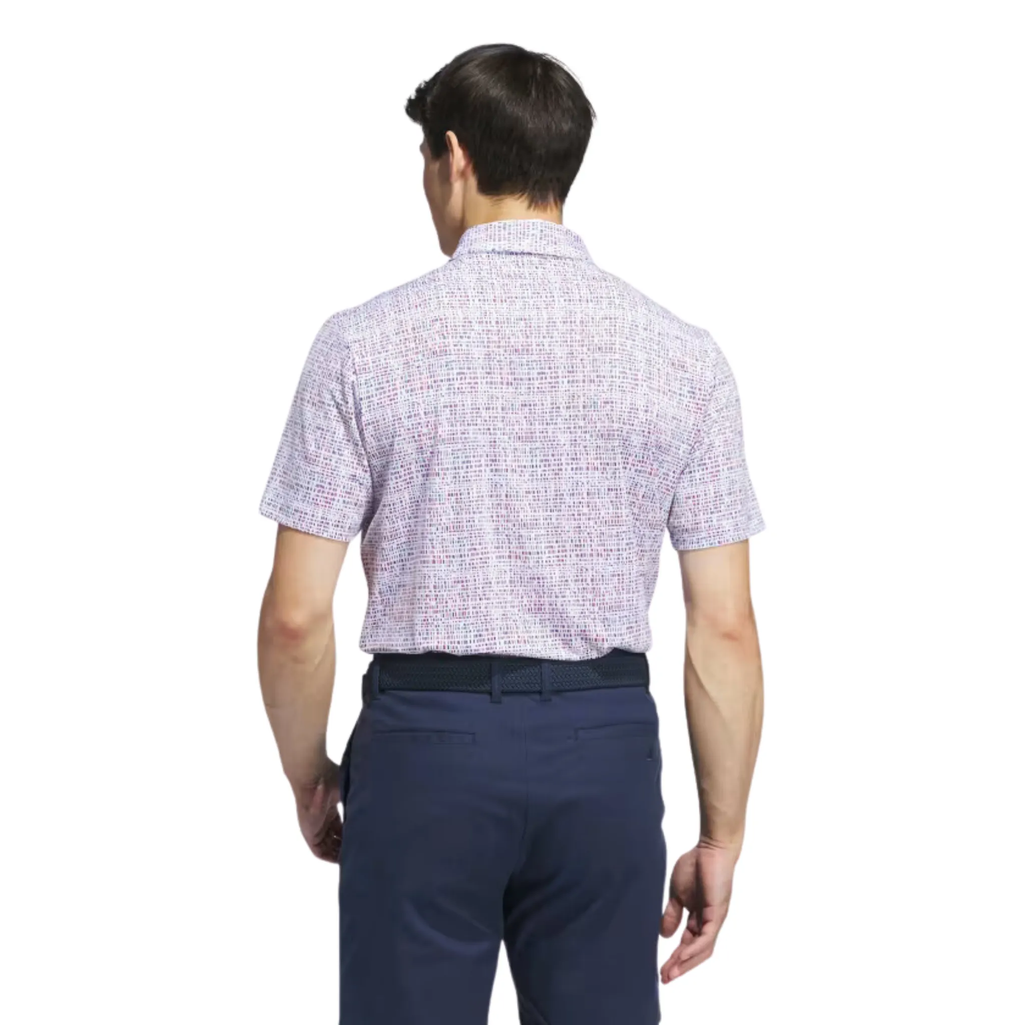 Adidas Ultimate365 Power Grid Print Mens Polo