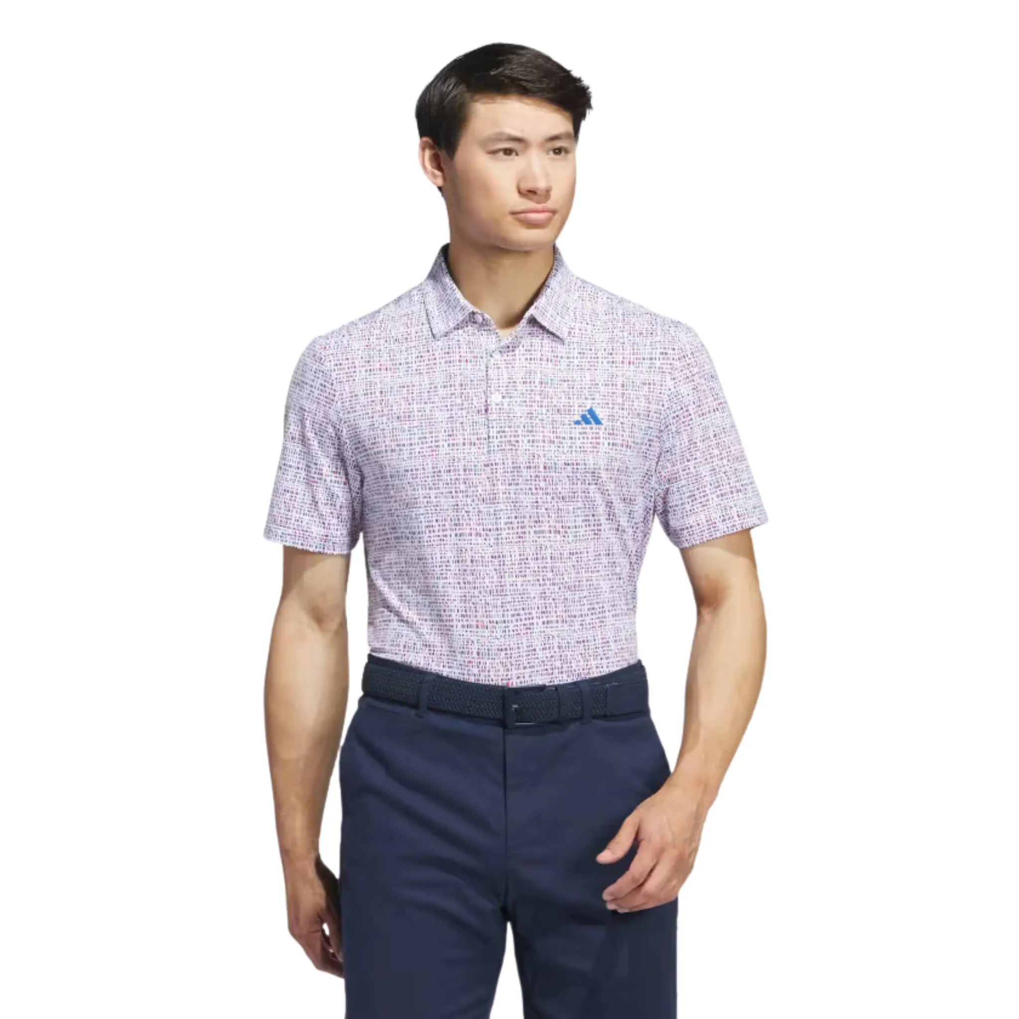 Adidas Ultimate365 Power Grid Print Mens Polo