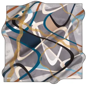 Aker Mave Silk Twill Hair Wrap No. 15