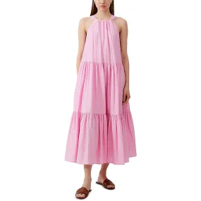 Aleska Womens Tie Back Maxi Sundress