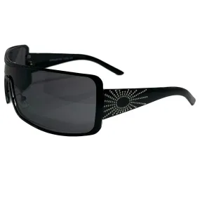 ANGELINA Chic Y2K Shield Sunglasses
