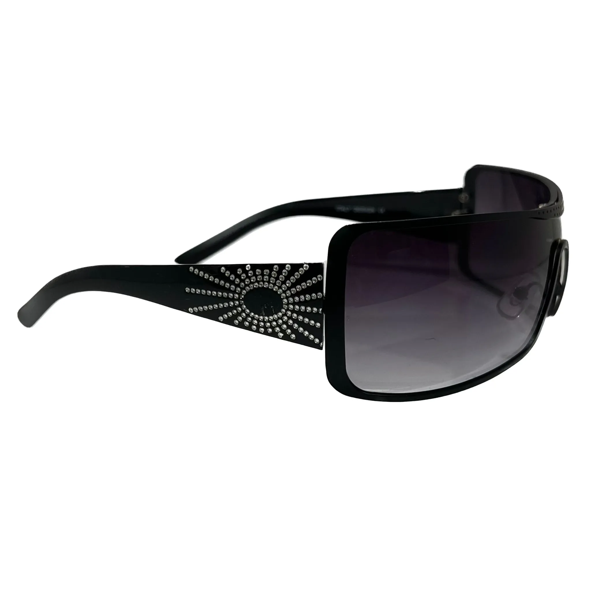 ANGELINA Chic Y2K Shield Sunglasses