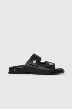 Anine Bing ELLA SLIDES - BLACK