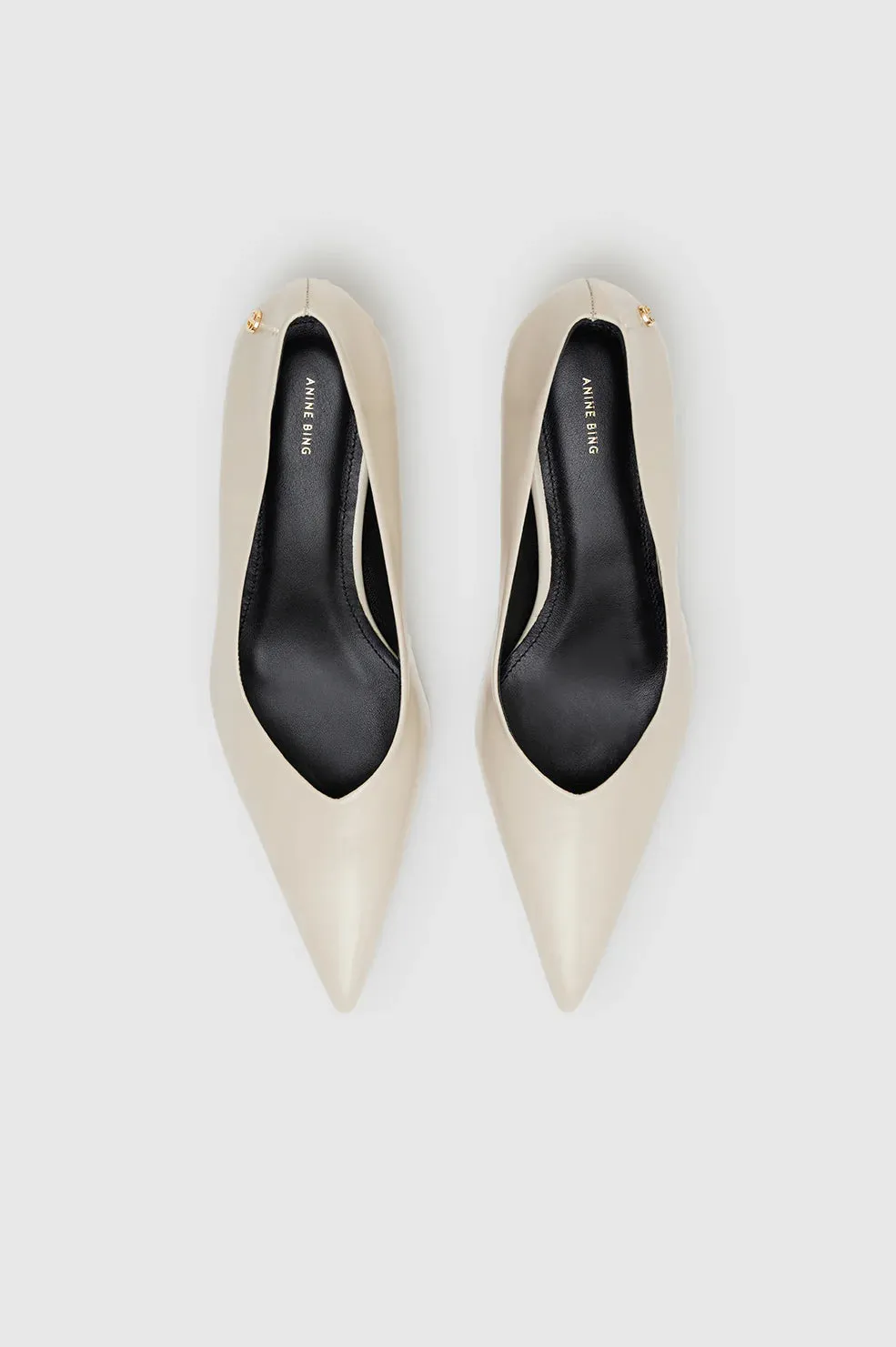 Anine Bing Hilda Pumps - Black Patent