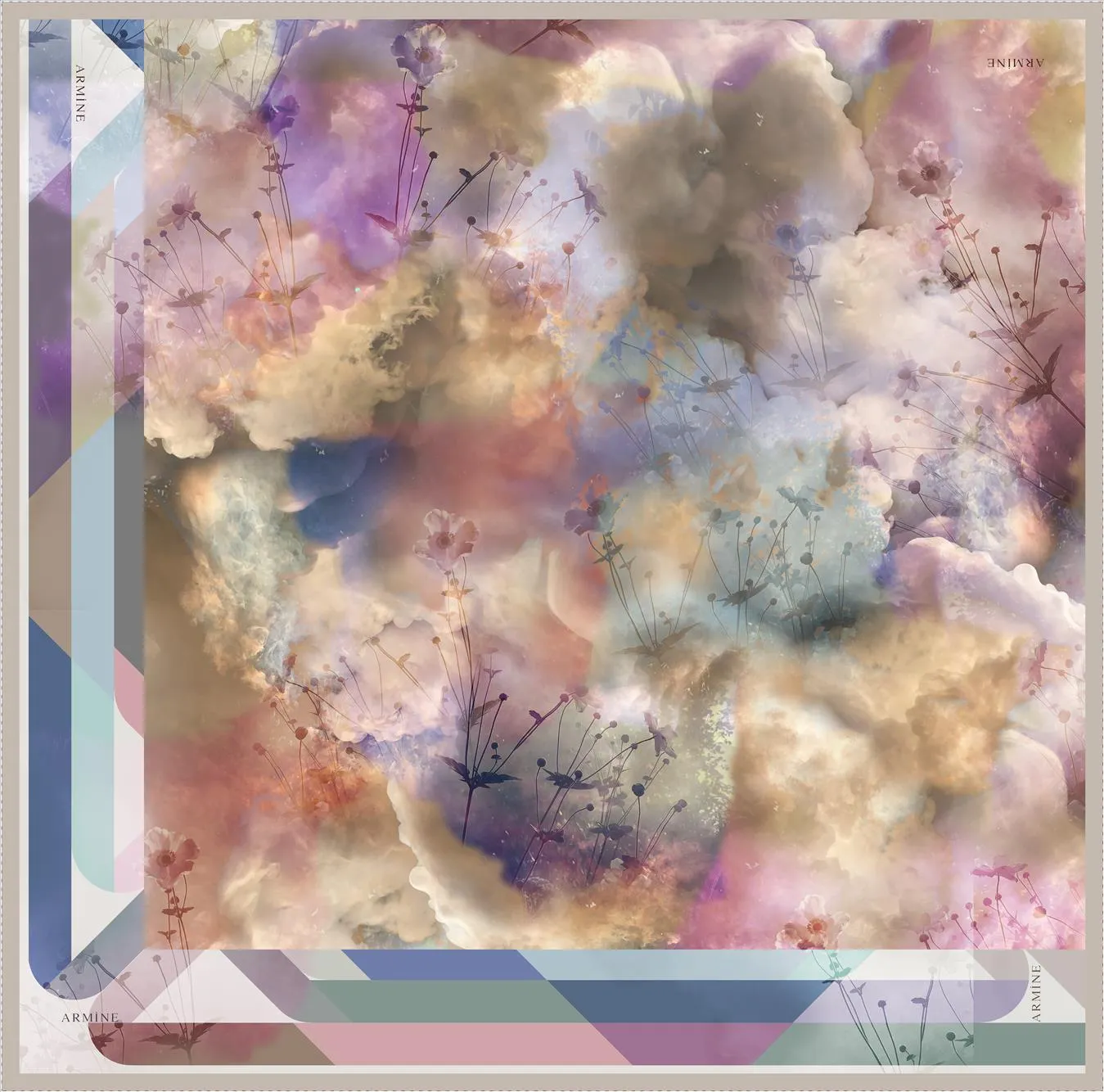 Armine Fantasy Silk Hair Wrap No. 6