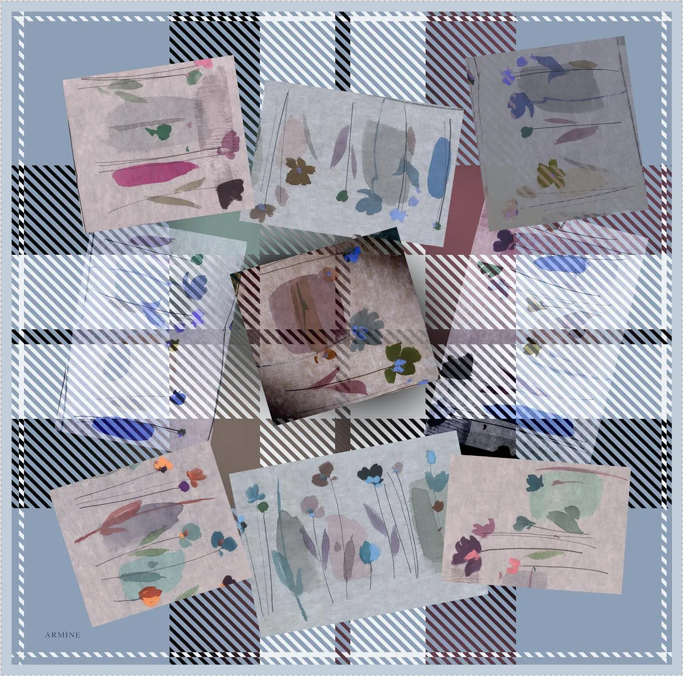 Armine Juno Turkish Silk Scarf No. 36