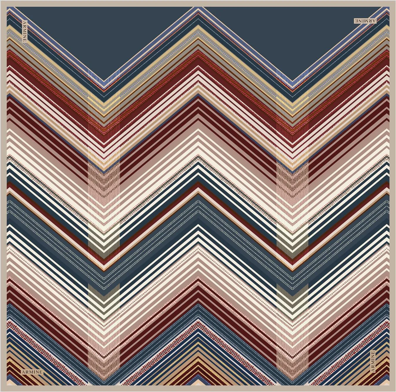 Armine Ziglee Turkish Silk Scarf No. 38