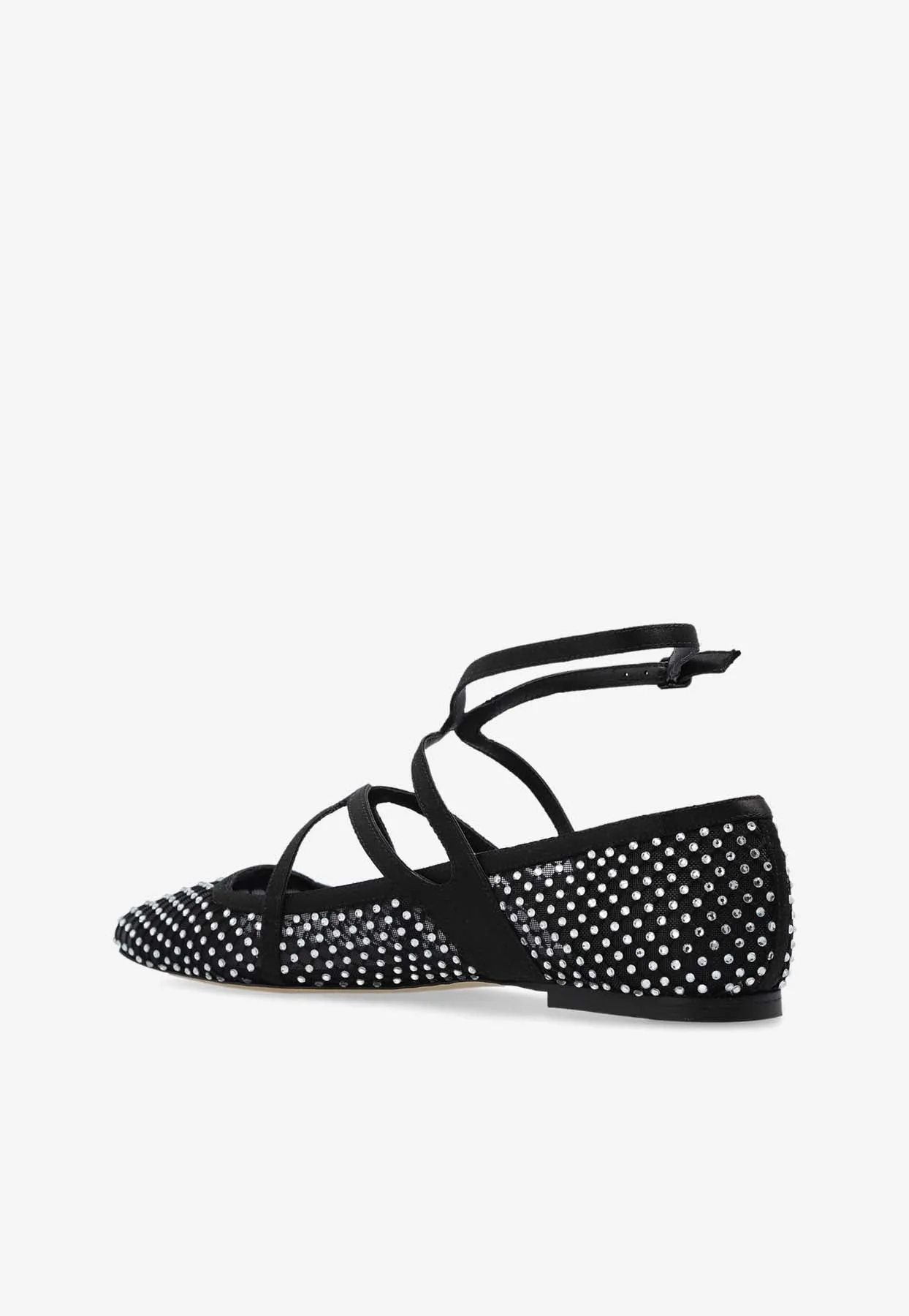 Astoria Crystal-Embellishment Ballet Flats