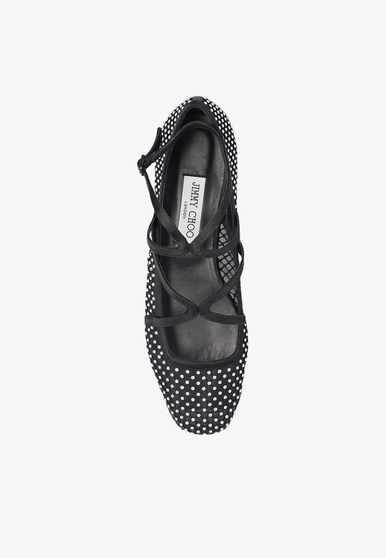 Astoria Crystal-Embellishment Ballet Flats