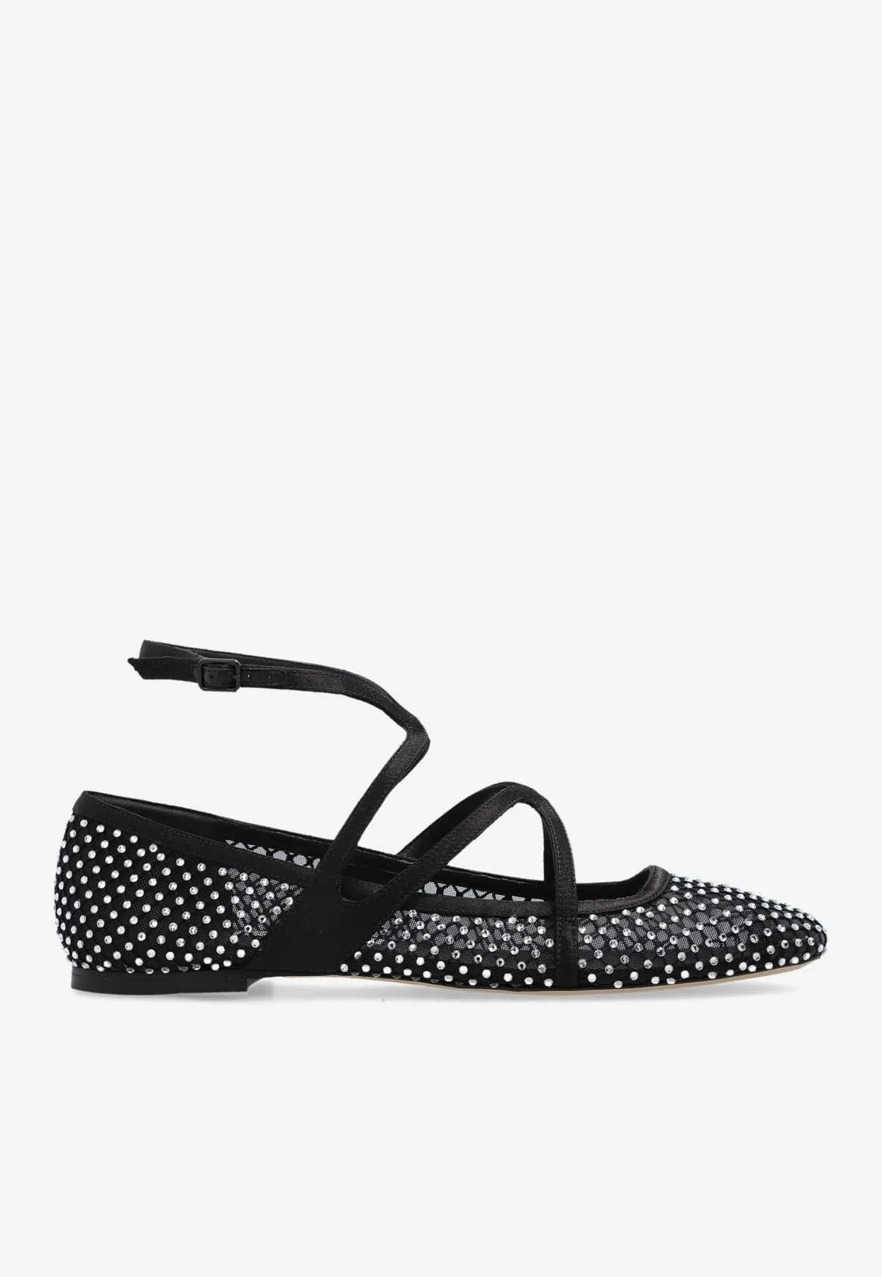 Astoria Crystal-Embellishment Ballet Flats