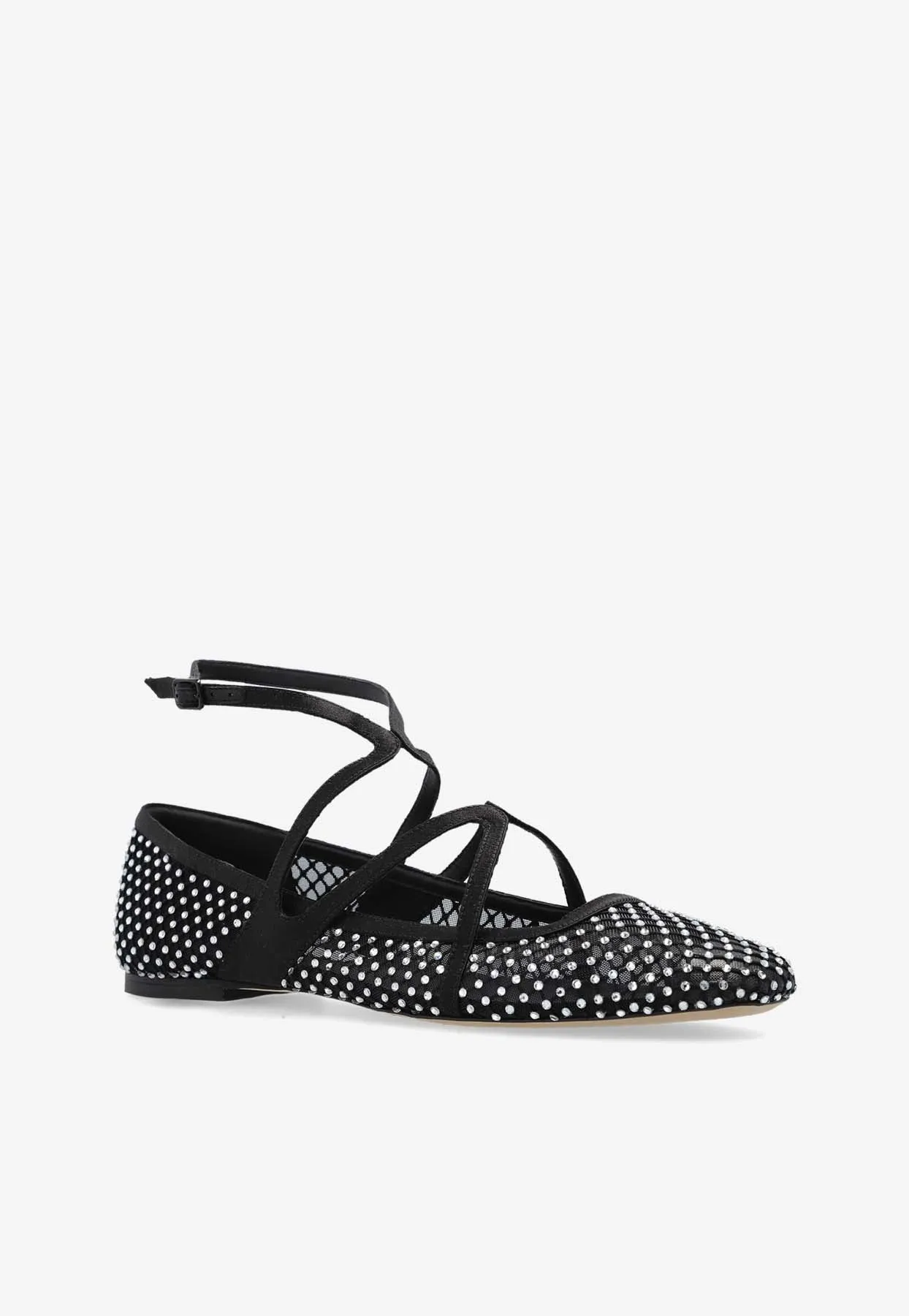 Astoria Crystal-Embellishment Ballet Flats