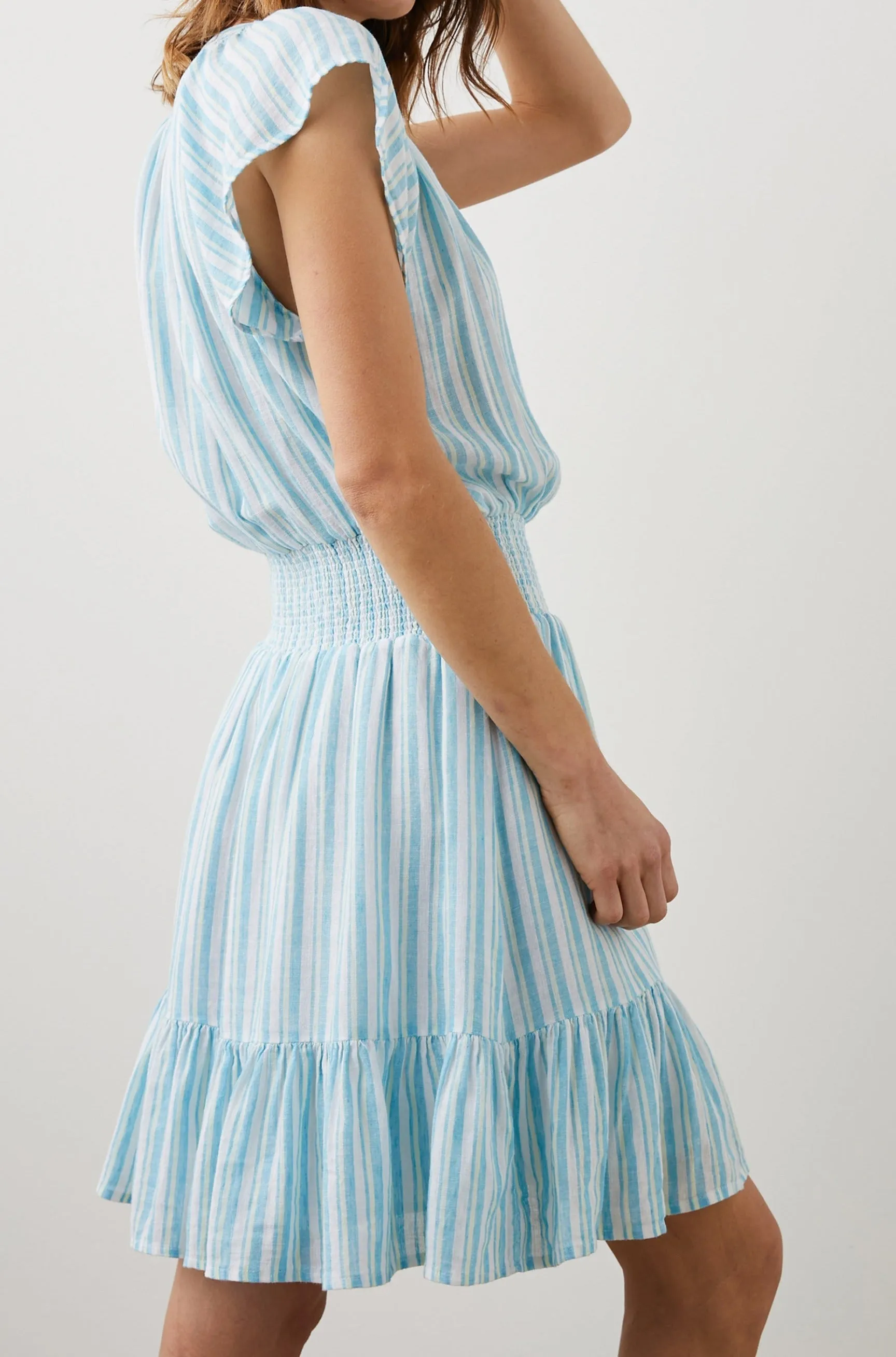 AUGUSTINE DRESS - LAGUNA STRIPE