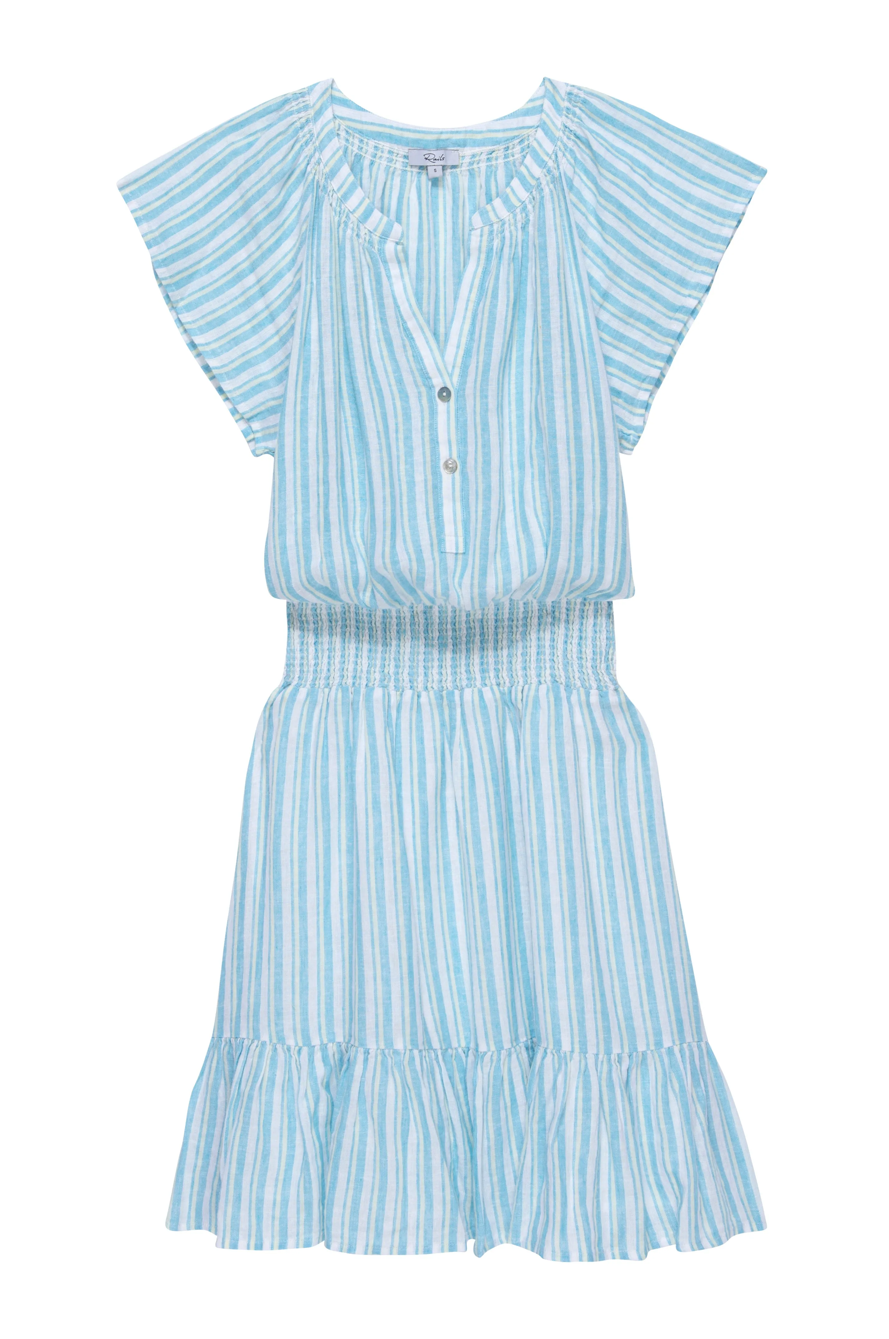 AUGUSTINE DRESS - LAGUNA STRIPE