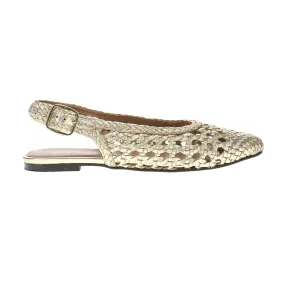 Avalon Metallic Slingback Flats