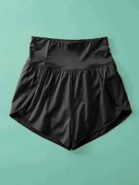 Black Track Shorts
