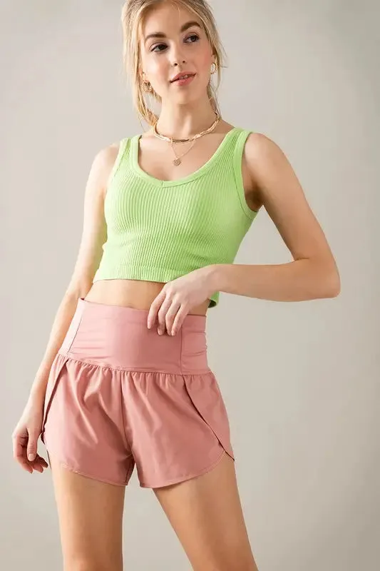 Black Track Shorts