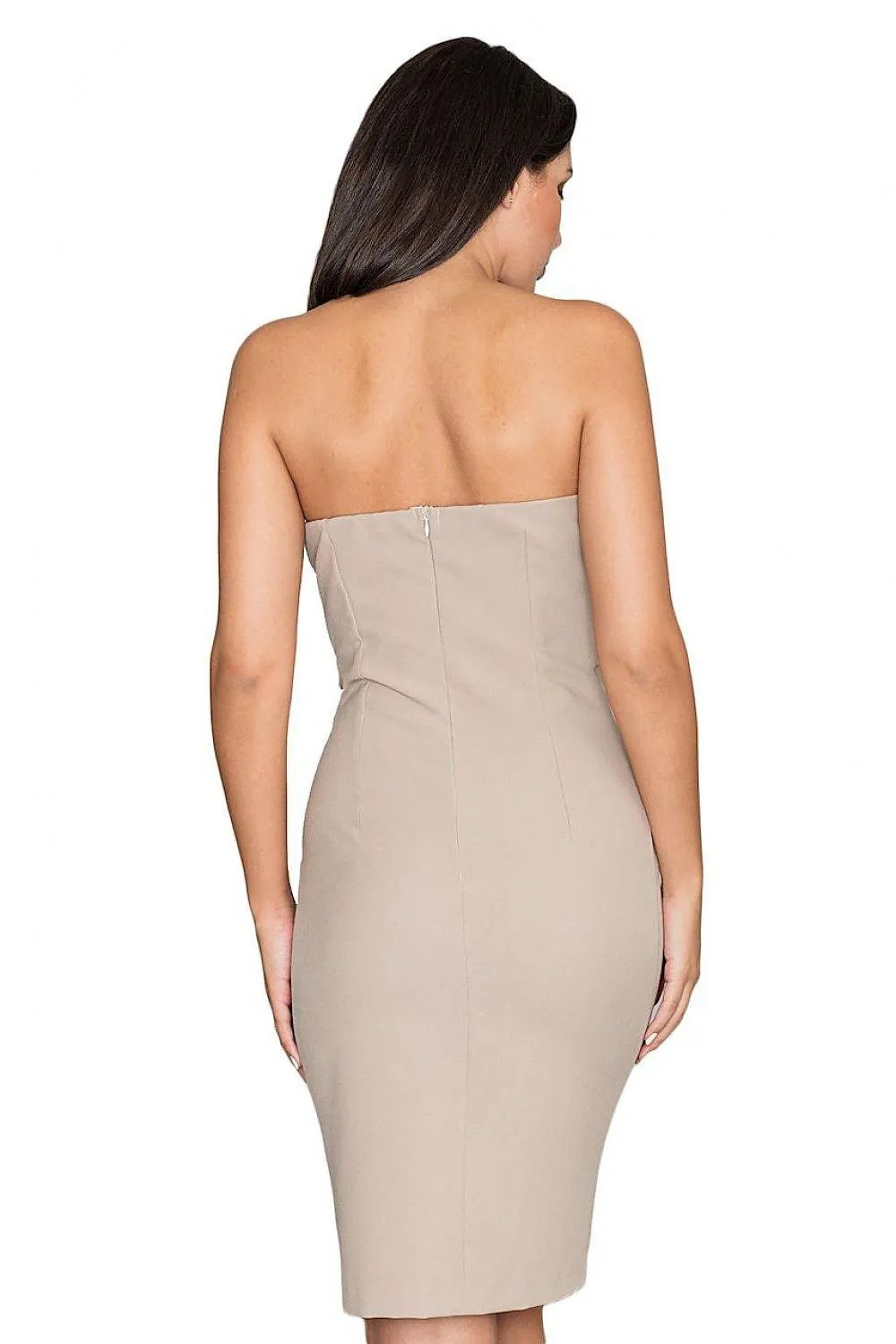Chic Bow-Detail Evening Gown