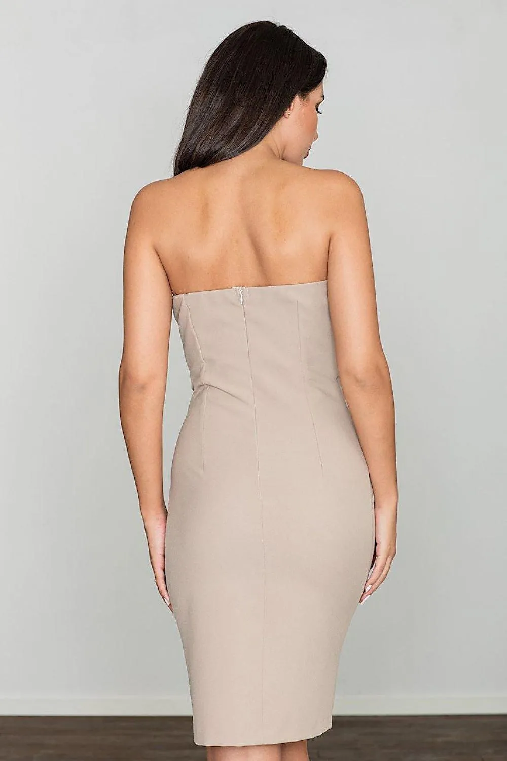 Chic Bow-Detail Evening Gown