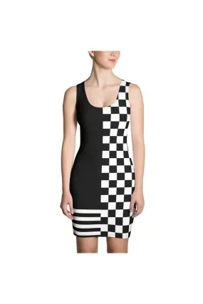 Chic Sublimation Cut & Sew Dress