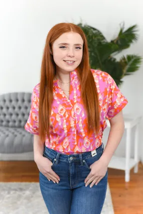 Chrissy Collar Neck Top FINAL SALE
