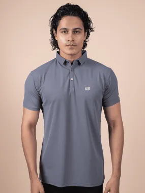 Elite Dark Grey Matty Polo T-shirts | FabDone
