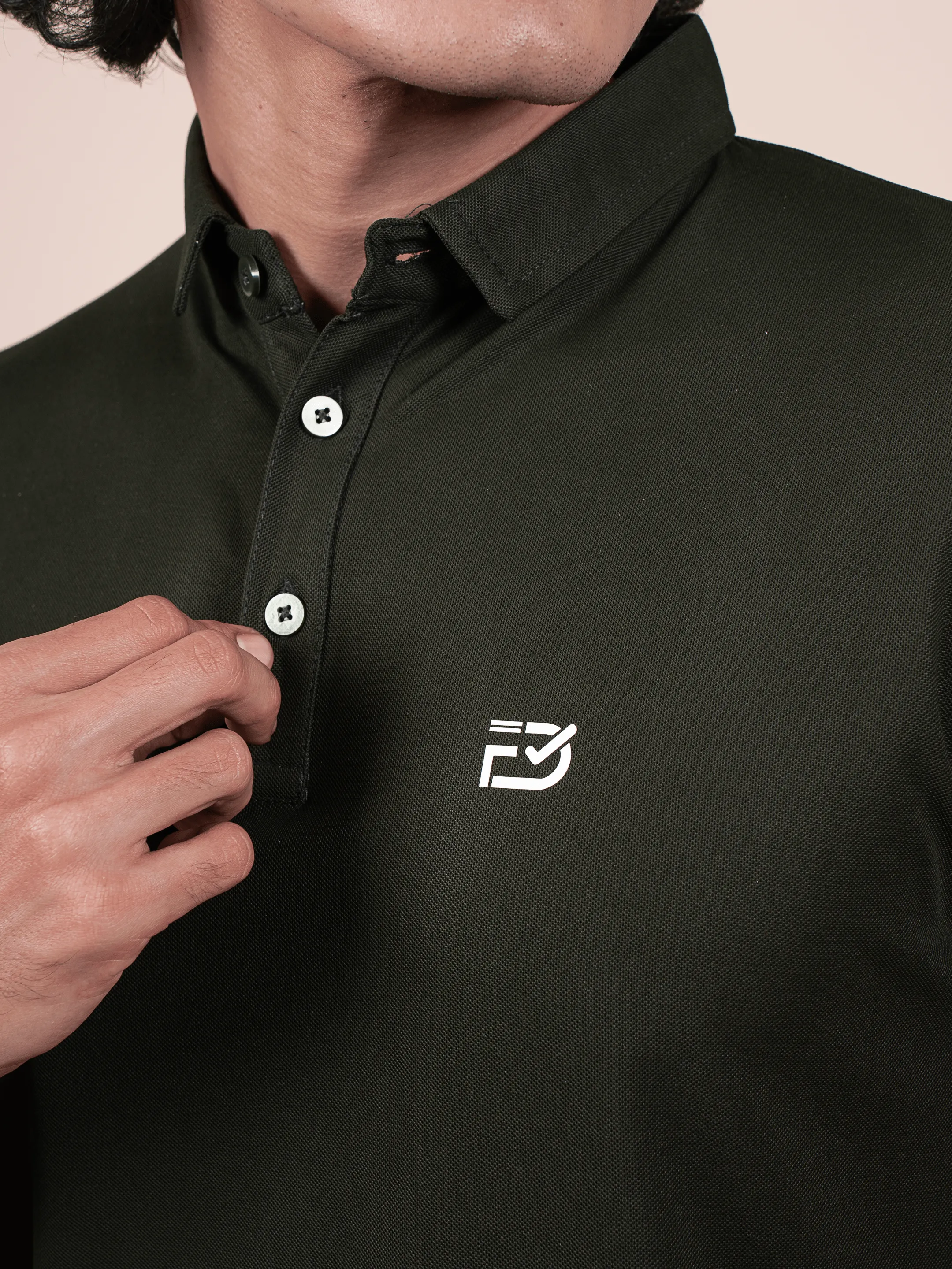 Elite Olive Matty Polo T-shirts | FabDone
