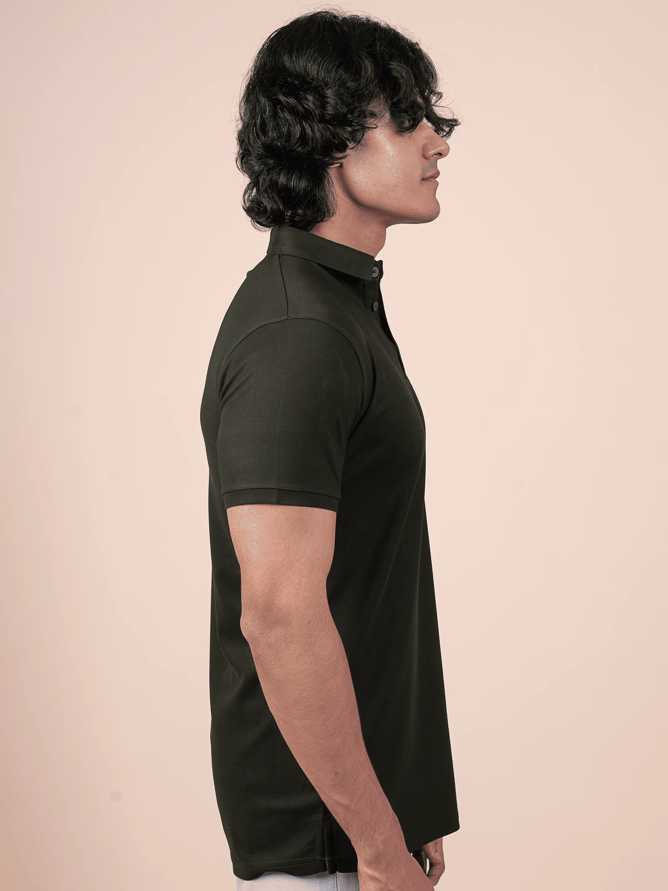 Elite Olive Matty Polo T-shirts | FabDone