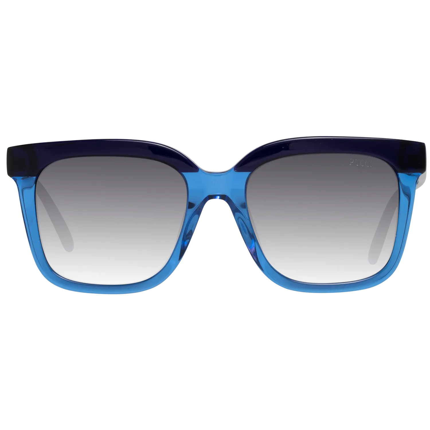 Emilio Pucci Chic Blue Square Gradient Sunglasses