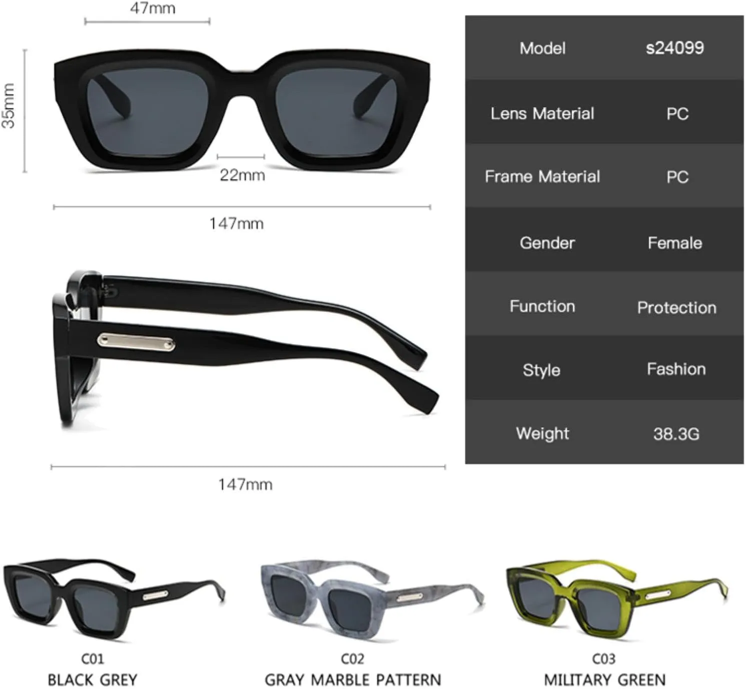 Fashion Small Frame Sunglasses for Women's Multi Color Retro Men's Personalized Sports Cycling Holiday Sunshade