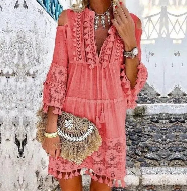 Femme Holiday Bohemian Chic Dress