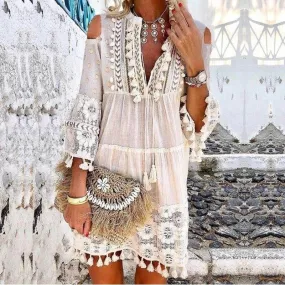 Femme Holiday Bohemian Chic Dress