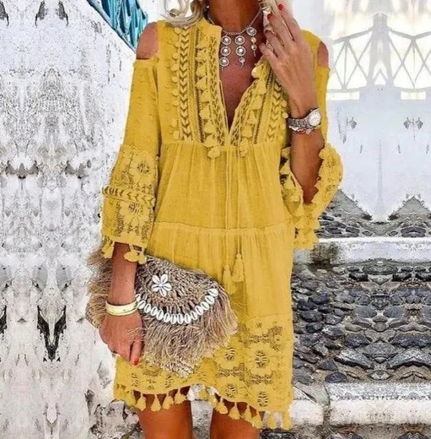 Femme Holiday Bohemian Chic Dress