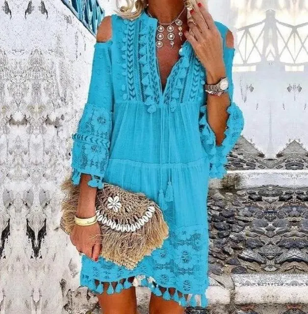 Femme Holiday Bohemian Chic Dress
