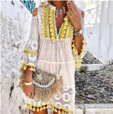 Femme Holiday Bohemian Chic Dress