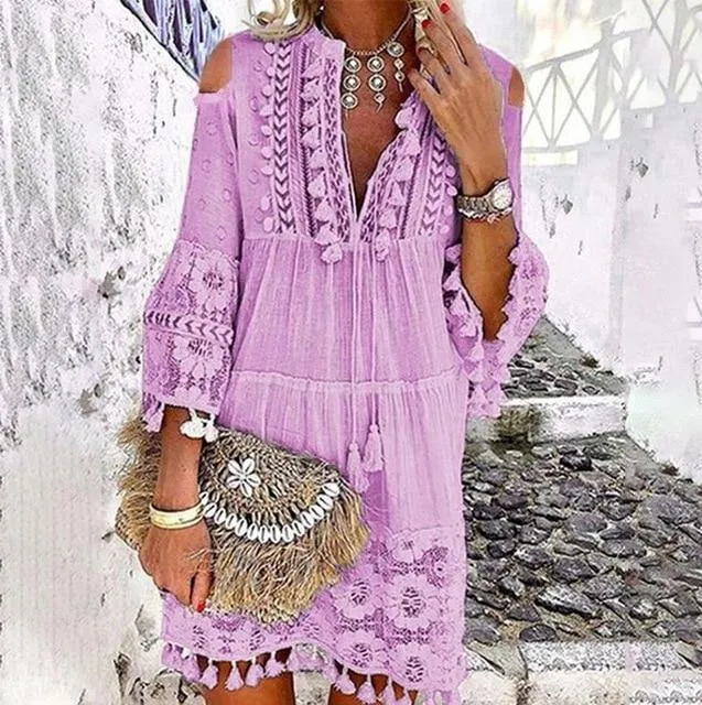 Femme Holiday Bohemian Chic Dress