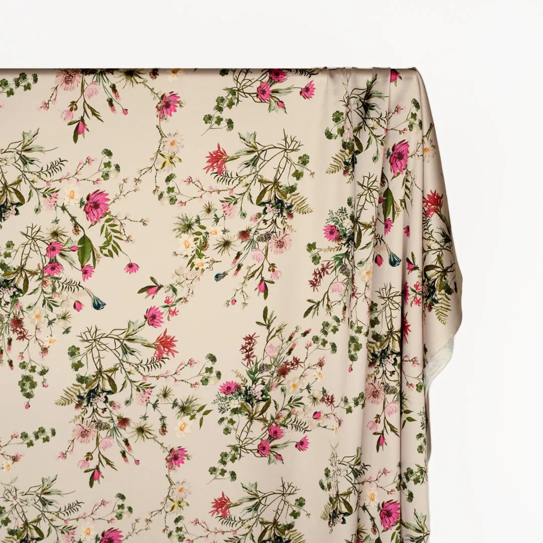Forager's Bouquet Poly Satin - Parchment