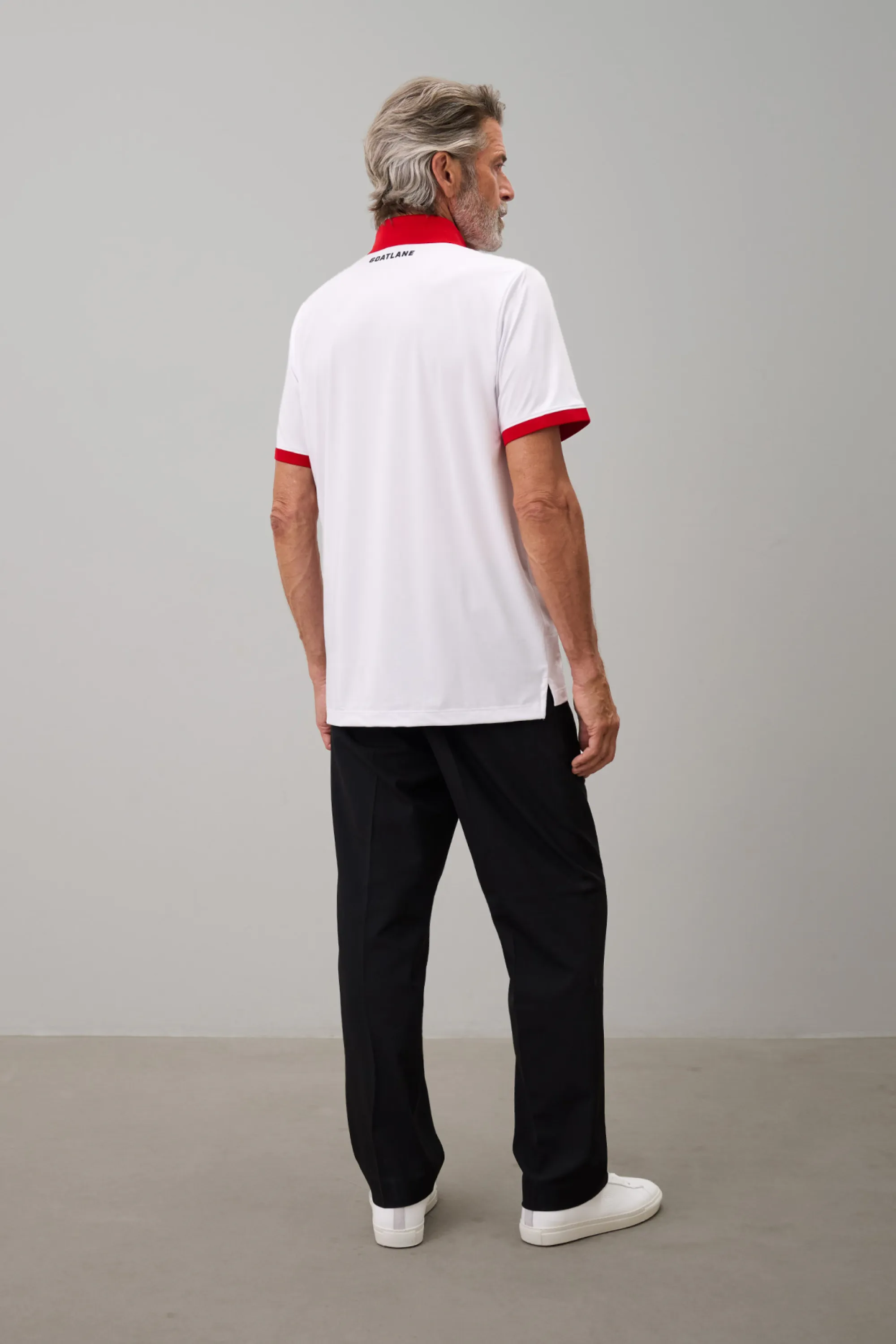 Golf Tech Polo Red Collar