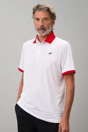 Golf Tech Polo Red Collar