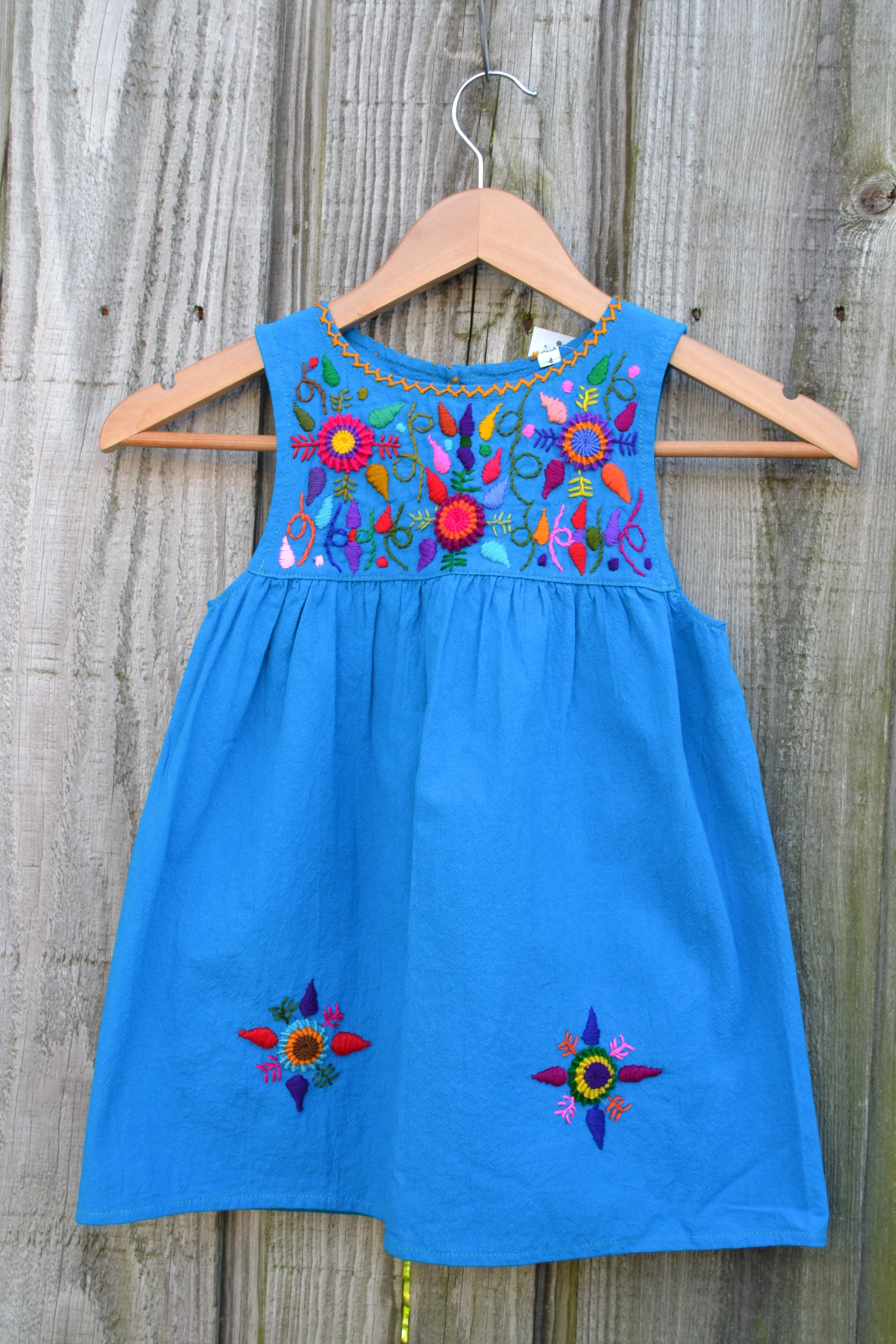 Guatemalan Girl's Embroidered Dress