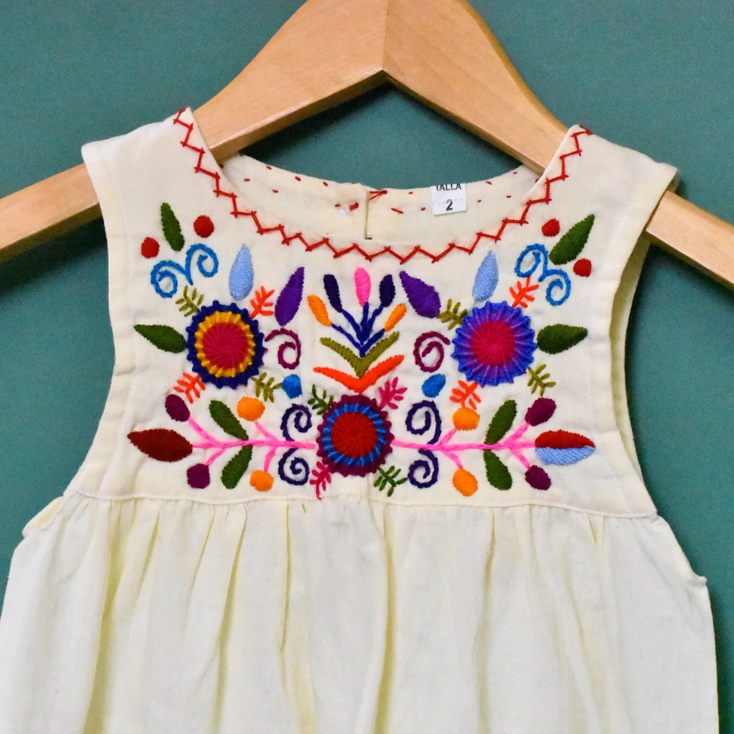Guatemalan Girl's Embroidered Dress