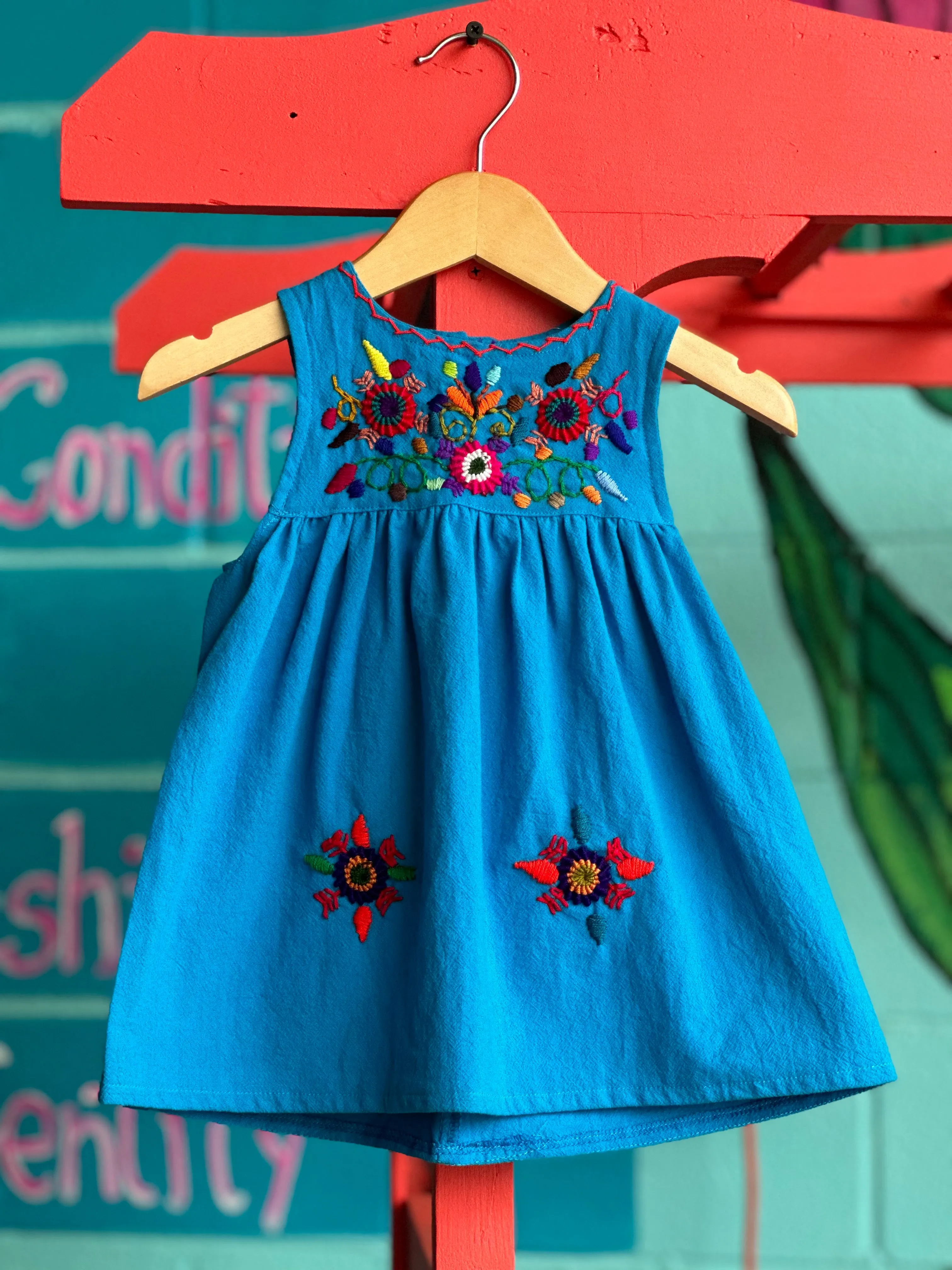 Guatemalan Girl's Embroidered Dress
