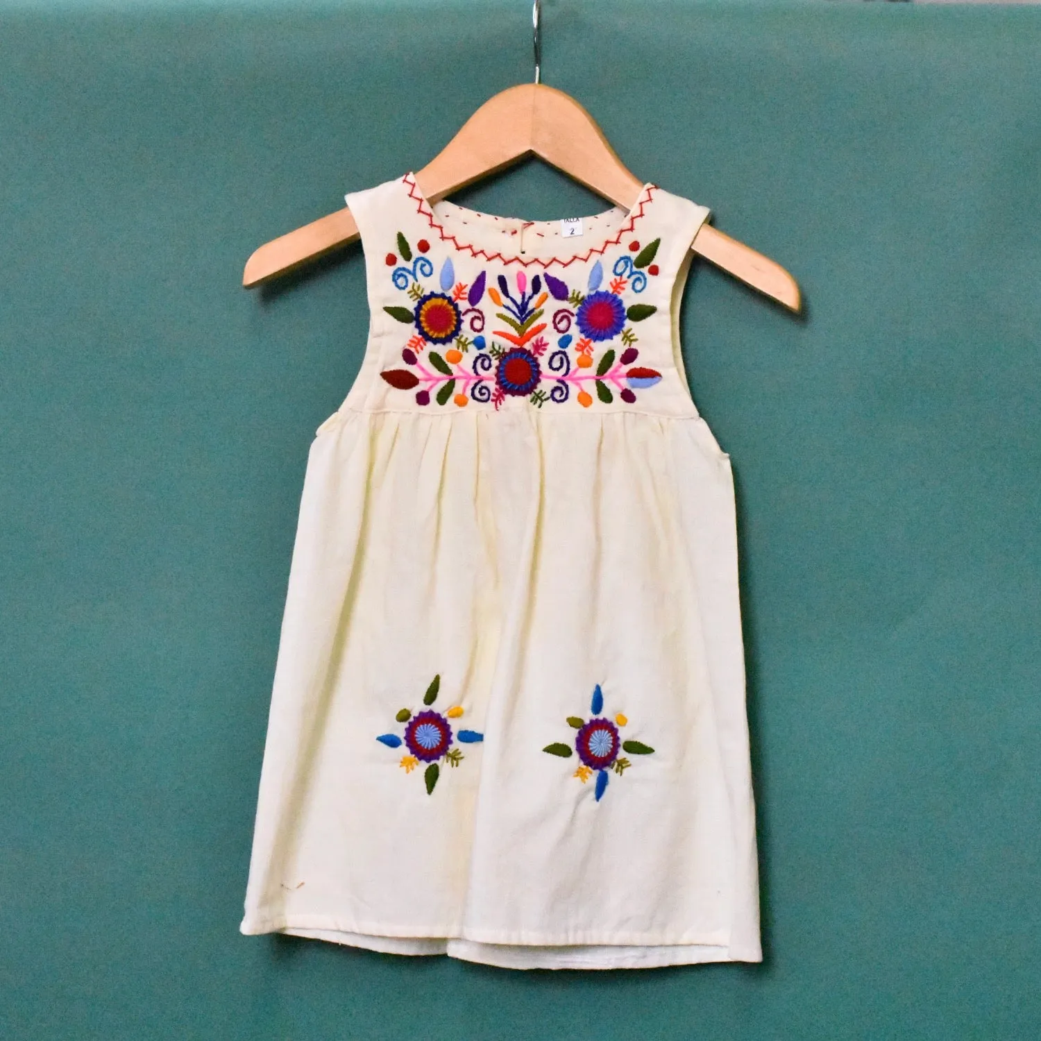 Guatemalan Girl's Embroidered Dress