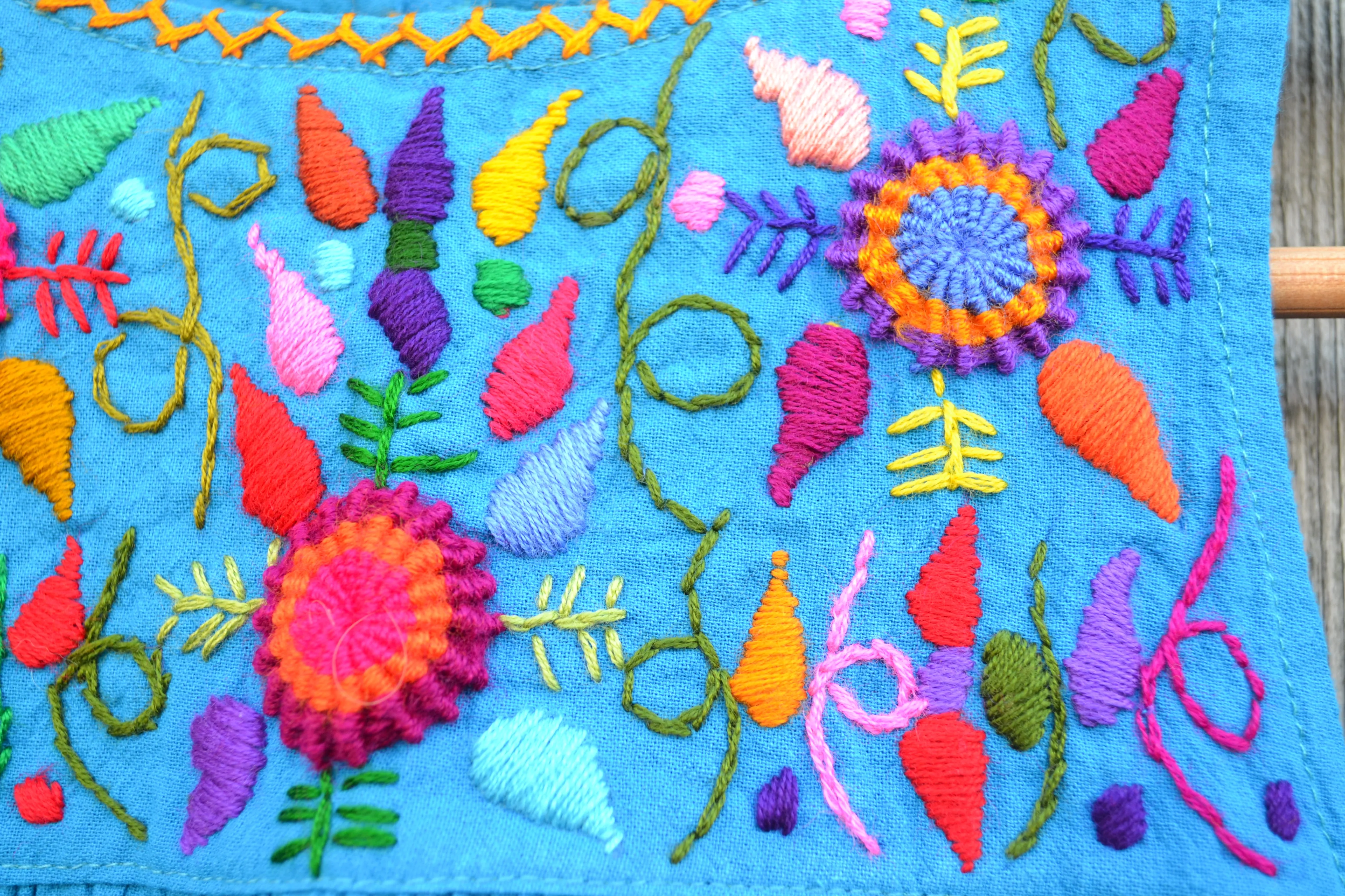 Guatemalan Girl's Embroidered Dress