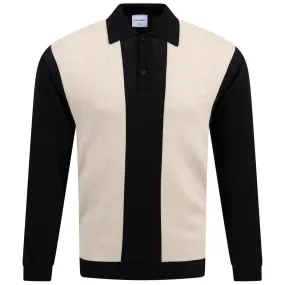 Harrison LS Polo Black - AW24