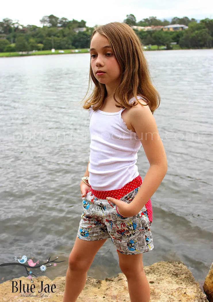 Honeybuns | Girls Shorts Sewing Pattern