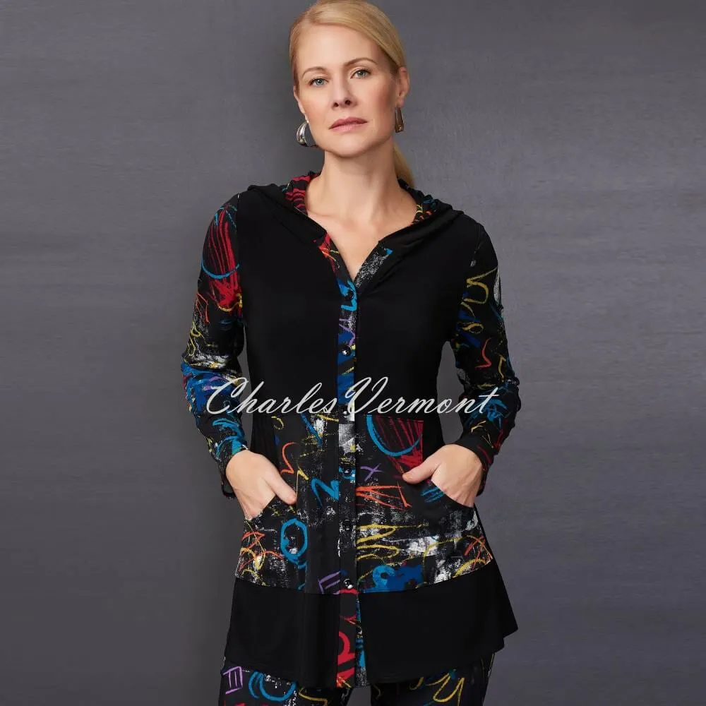 Joseph Ribkoff Hooded Blouse – Style 213109