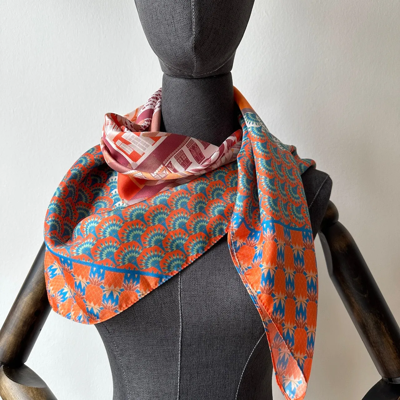 Keong Saik Road Silk Scarf
