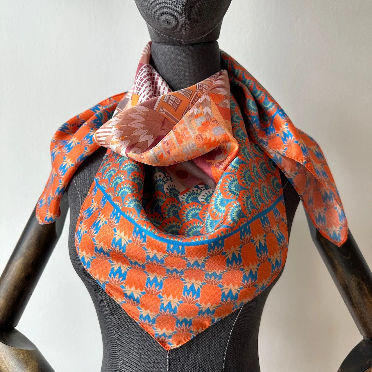 Keong Saik Road Silk Scarf