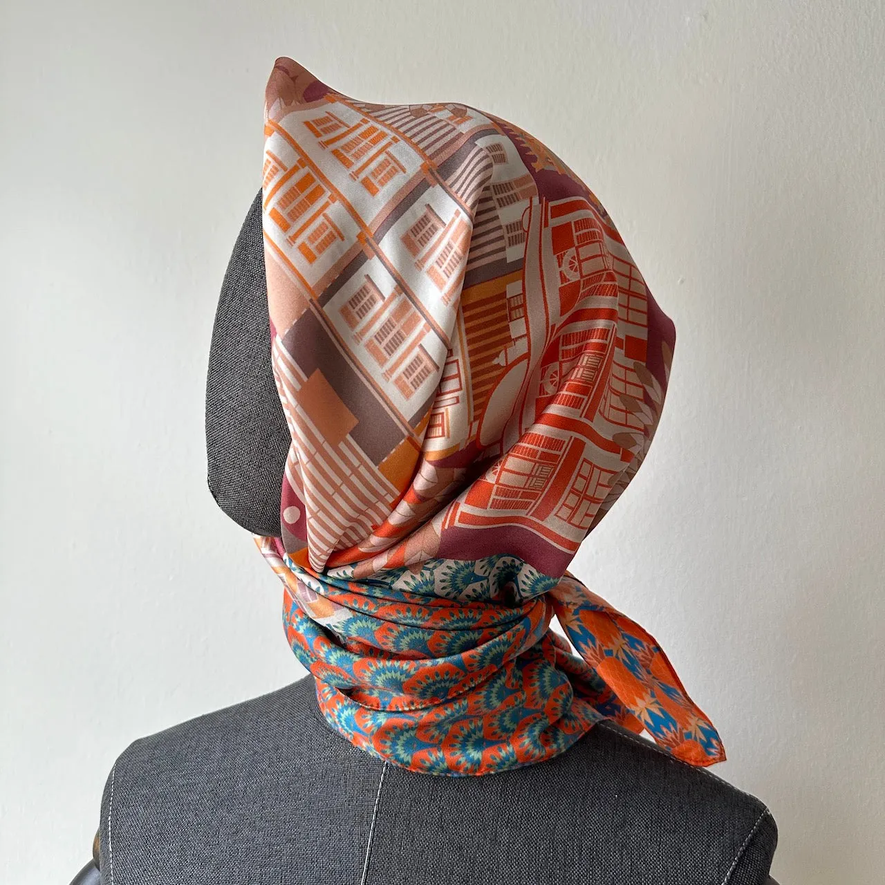 Keong Saik Road Silk Scarf